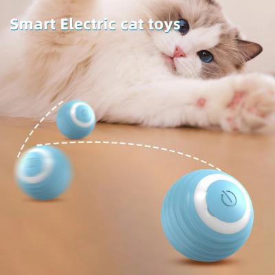 Cat Interactive Ball Smart Cat DogToys Electronic Interactive Cat Toy Indoor Automatic Rolling Magic Ball Cat Game Acces